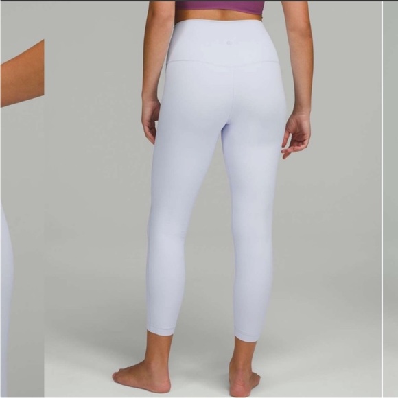 Lululemon Align High-Rise Pant 25" Double lined | Pastel Blue | size 10 - Picture 3 of 6
